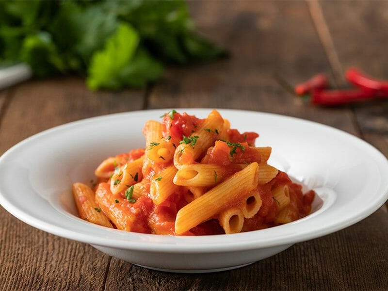 Penne sauce arrabbiata au Thermomix