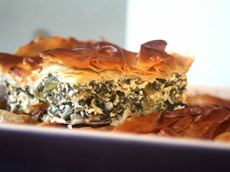 Tourte aux blettes et aux herbes au Thermomix