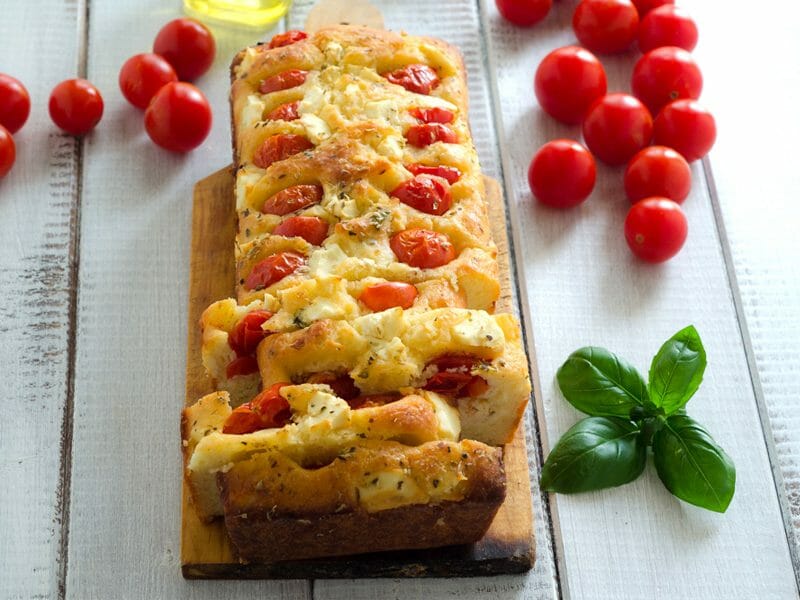 Cake tomates mozzarella et lardons au Thermomix