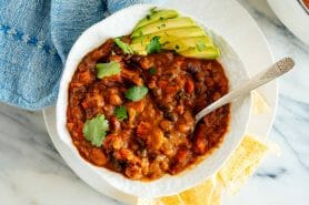 Chili végétarien au Thermomix