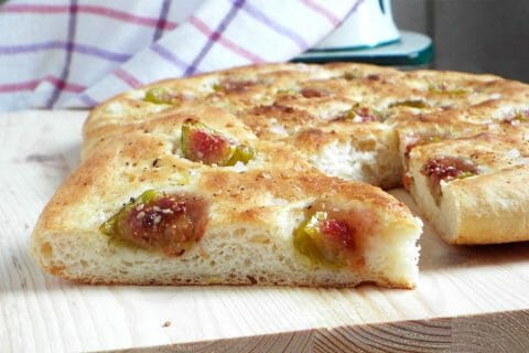 Focaccia aux figues et gorgonzola