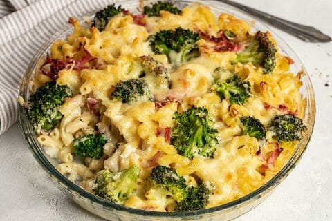 Gratin de pâtes au brocoli