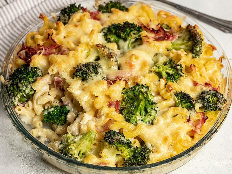 Gratin de pâtes au brocoli au Thermomix