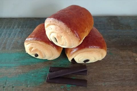 Pains au chocolat briochés