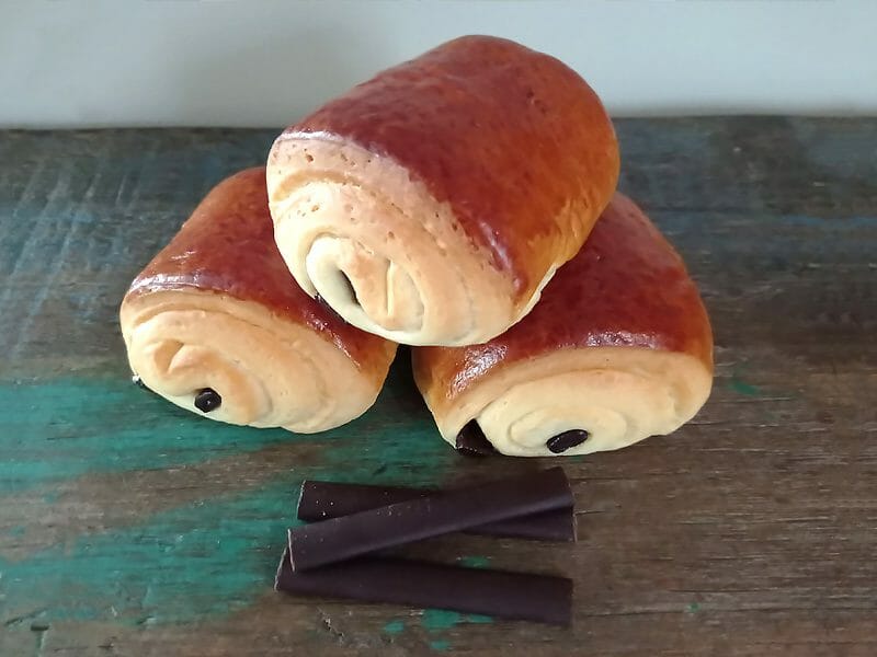 Pains au chocolat briochés au Thermomix