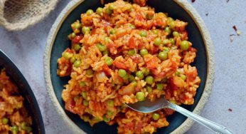 Riz Safrane Aux Petits Legumes Au Thermomix Cookomix