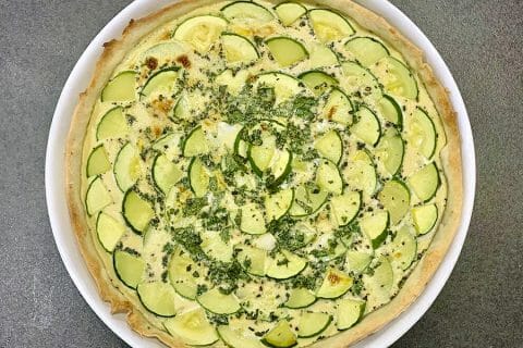 Tarte aux courgettes et au pesto