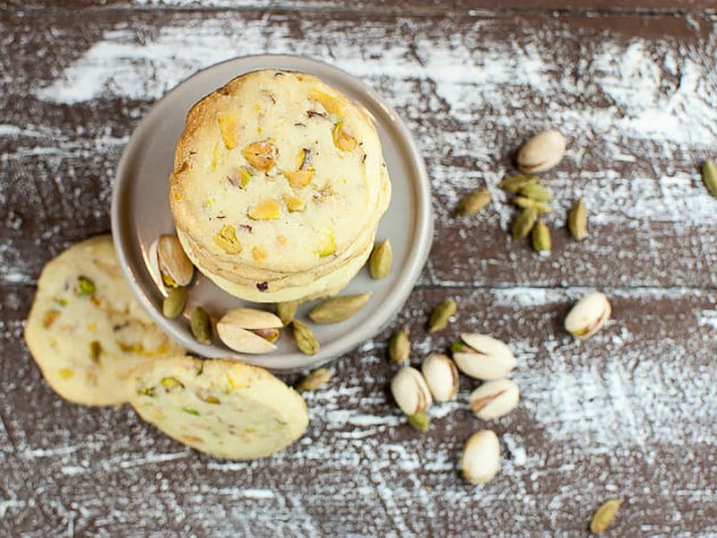 Biscuits à la cardamome et aux pistaches au Thermomix