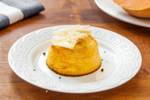 Flans de potiron au parmesan