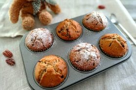 Muffins noix de pécan  et pépites de chocolat au Thermomix