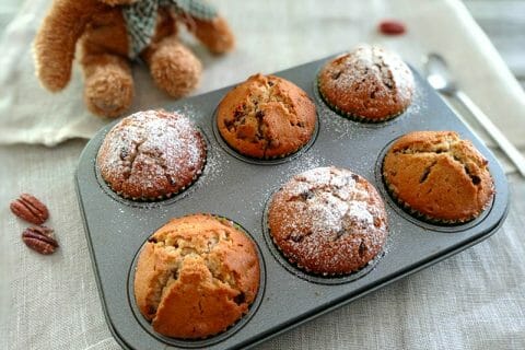 Muffins noix de pécan  et pépites de chocolat