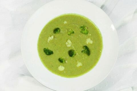 Soupe chou-fleur et brocoli