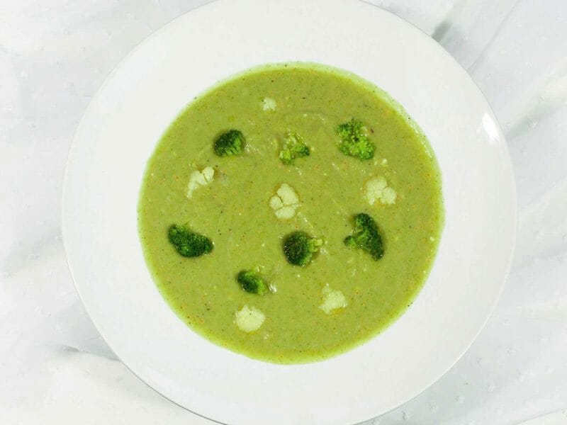 Soupe chou-fleur et brocoli au Thermomix