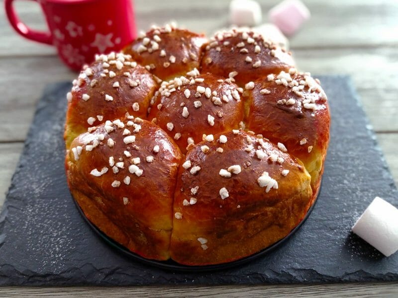 Brioche aux jaunes d’oeufs ultra moelleuse au Thermomix