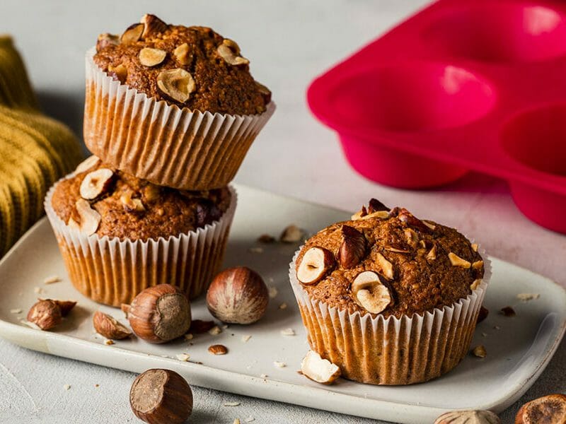 Muffins aux noisettes au Thermomix