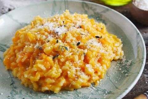 Risotto aux carottes et parmesan