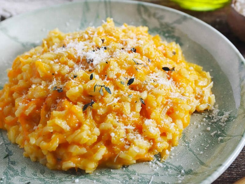 Risotto aux carottes et parmesan au Thermomix