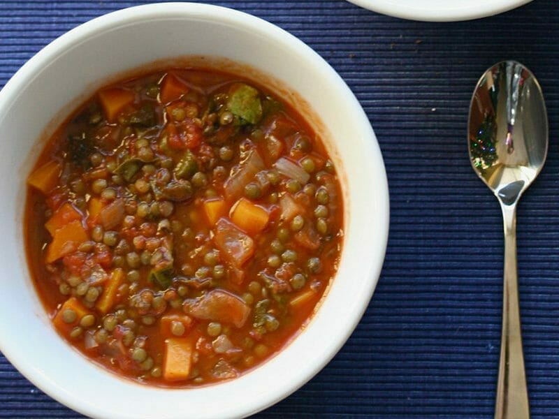 Soupe de lentilles au chorizo au Thermomix