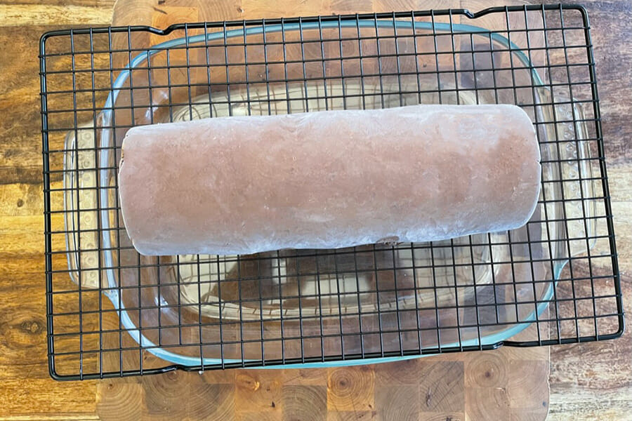 Buche mousse chocolat congelée