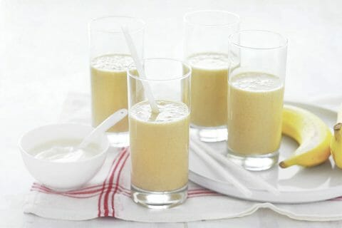 Milkshake orange banane