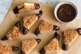 Triangles aux noisettes au Thermomix