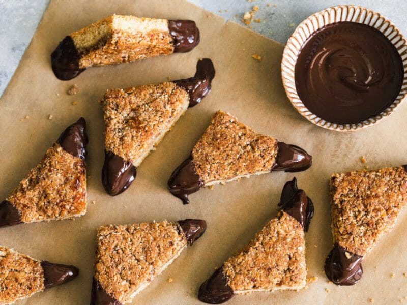 Triangles aux noisettes au Thermomix