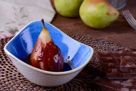 Poires au chocolat au Thermomix