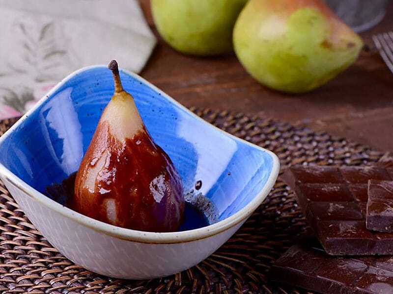 Poires au chocolat au Thermomix