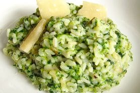 Risotto chèvre épinards au Thermomix