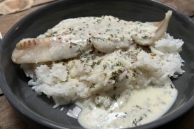 Colin sauce citron et son riz au Thermomix