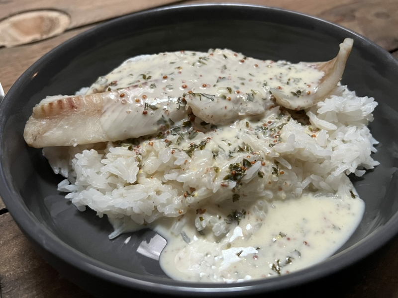 Colin sauce citron et son riz au Thermomix