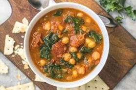 Ragoût de pois chiches au chorizo et épinards au Thermomix