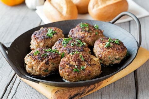 Boulettes de veau à la tomme