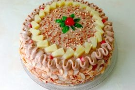 Layer cake ananas spéculoos au Thermomix