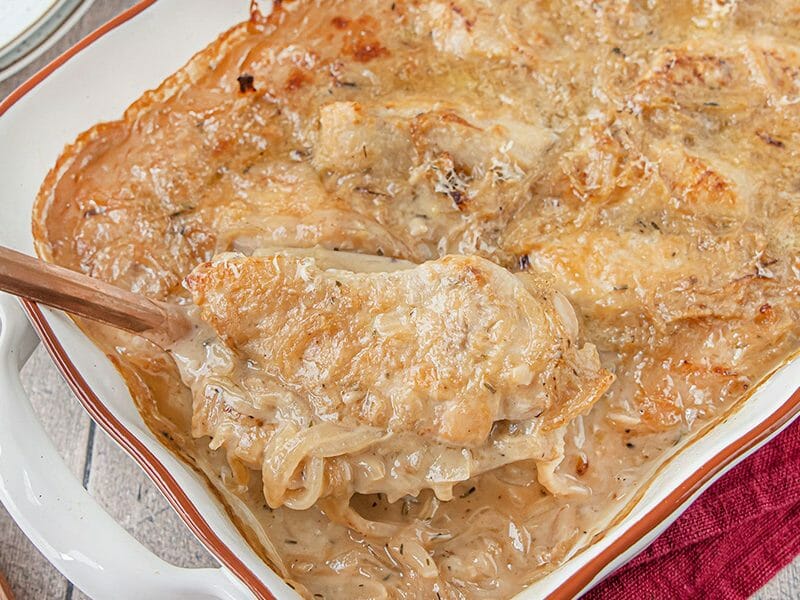 Poulet a la creme , riz - Youmiam