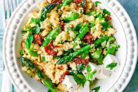 Salade de millet aux asperges vertes au Thermomix