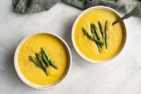 Velouté d’asperges et carottes au Thermomix