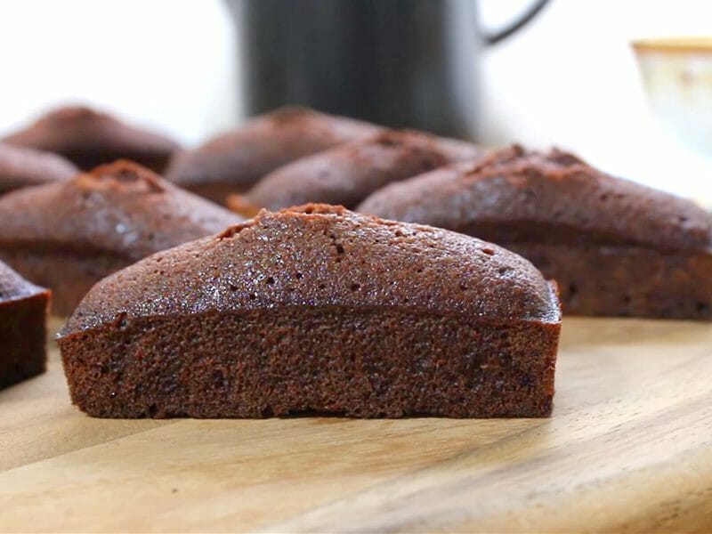 Financiers au chocolat au Thermomix