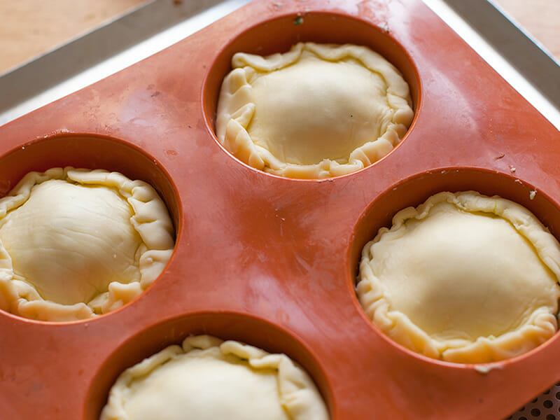 Montage des mini tourtes