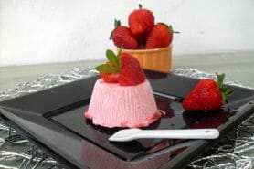 Parfait glacé aux fraises au Thermomix