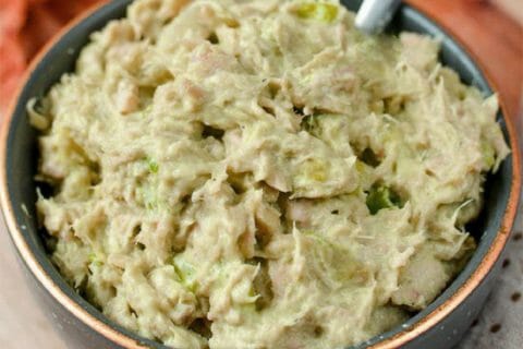 Tartinade thon et avocat