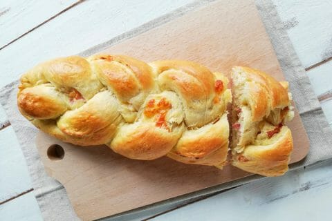 Brioche salée jambon fromage