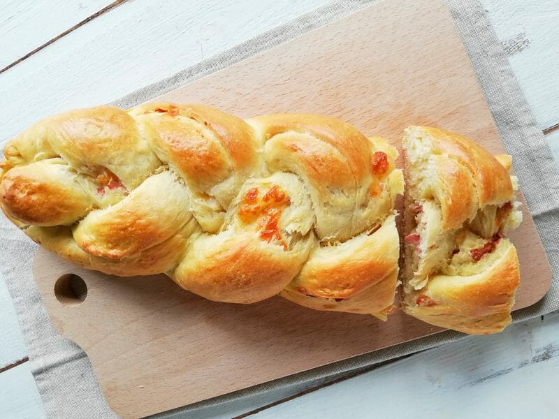 Brioche salée jambon fromage au Thermomix