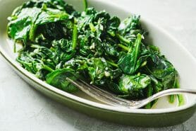 Épinards sautés à l’ail au Thermomix
