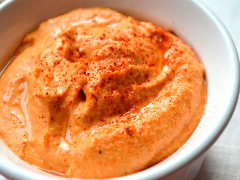 Houmous aux poivrons rouges au Thermomix