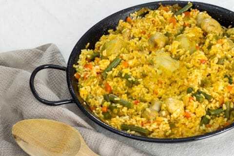 Paella végétarienne