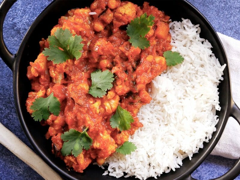 Chou-fleur tikka masala au Thermomix