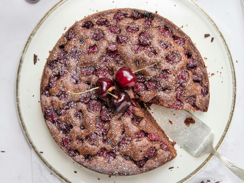 Gâteau au chocolat et aux cerises au Thermomix