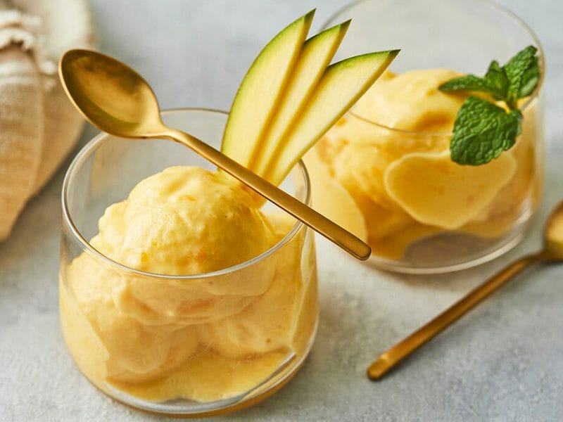 Glace mangue coco au Thermomix