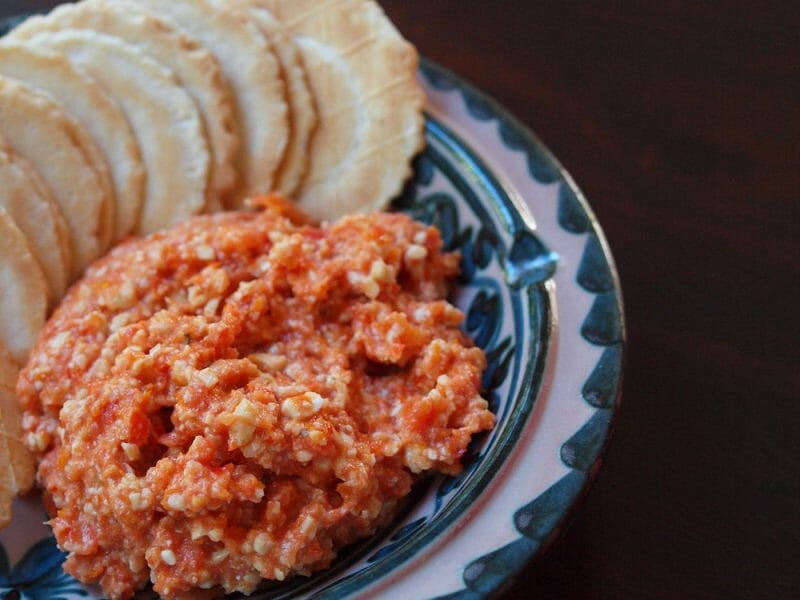 Tartinade poivrons, noix de cajou et tomates séchées au Thermomix